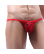 Tegan Fantazi  Kırmızı Dantelli Erkek String Tanga TG274618
