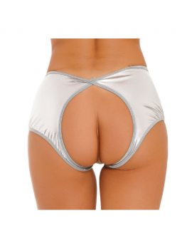 Tegan Fantezi Gümüş Özel Bölgeleri Açık Parlak Külot TG270049