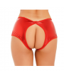 Tegan Fantezi Kırmızı Özel Bölgeleri Açık Parlak Külot TG270048