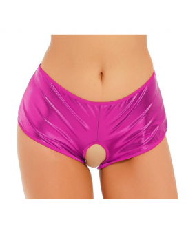 Tegan Fantezi Pembe Özel Bölgeleri Açık Parlak Külot TG270047