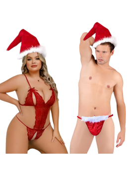 Tegan Seksi Erkek ve Kadın Yılbaşı Seti TG279300