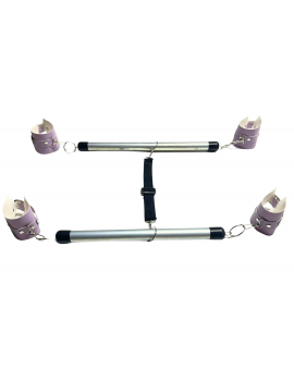 Tegan Fantezi Lila Deri Seksi Borulu Yatak Kelepçesi TG275384