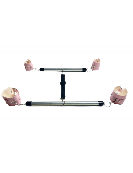 Tegan Fantezi Pembe Deri Seksi Borulu Yatak Kelepçesi TG275383