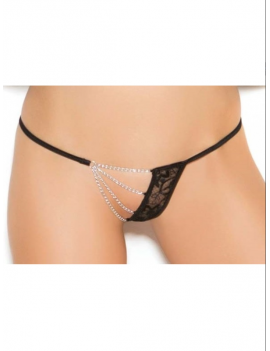 Tegan Fantezi Zincirli Dantelli String-Tanga TG271294