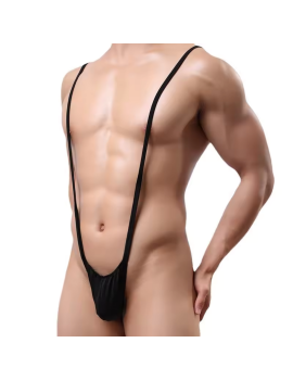 Tegan Fantezi Lastikli Siyah Erkek String – Tanga TG274616