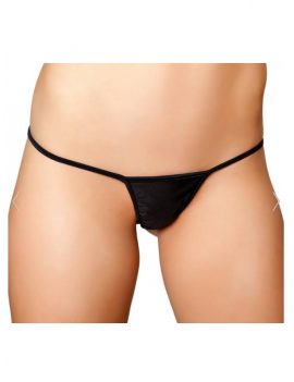 Tegan Fantezi Siyah Lame String Tanga TG271288