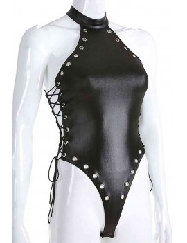 Tegan Fantezi Yanları Kuş Gözlü Yandan Bağlamalı Seksi Babydol TG275426