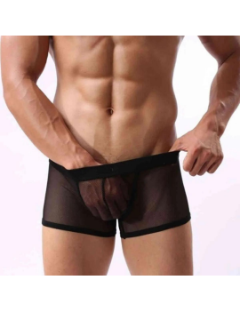 Tegan Fantezi Transparan Tül Erkek Boxer Fantezi Tanga TG274603